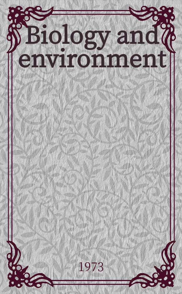 Biology and environment : Proc. of the Roy. Ir. acad. Vol.73, №26 : Littoral and benthic investigations on the west coast of Ireland