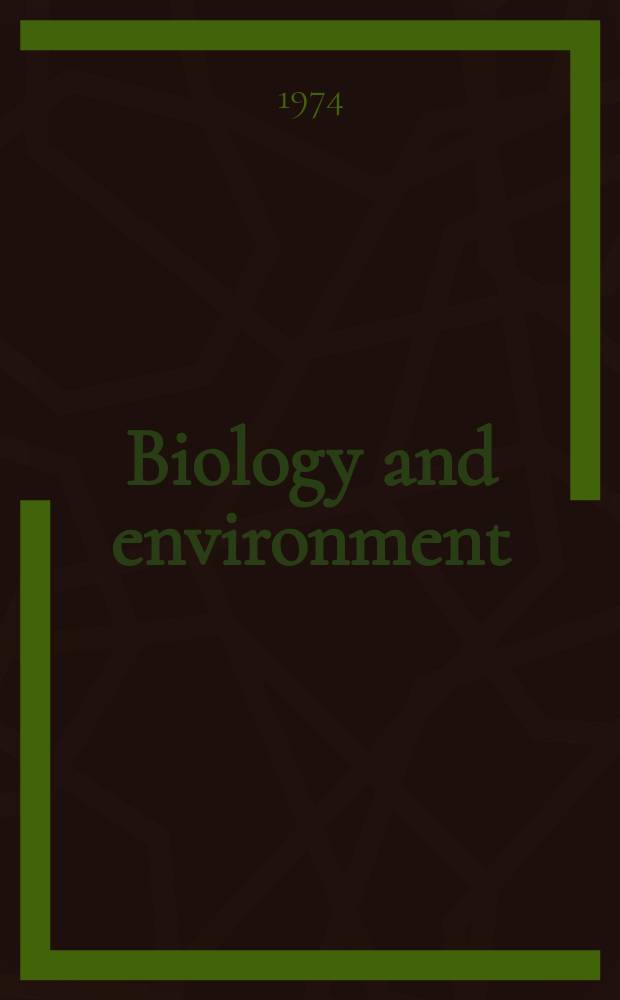 Biology and environment : Proc. of the Roy. Ir. acad. Vol.74, №2 : Auchenorhyncha (Hemiptera) of the Burren ...
