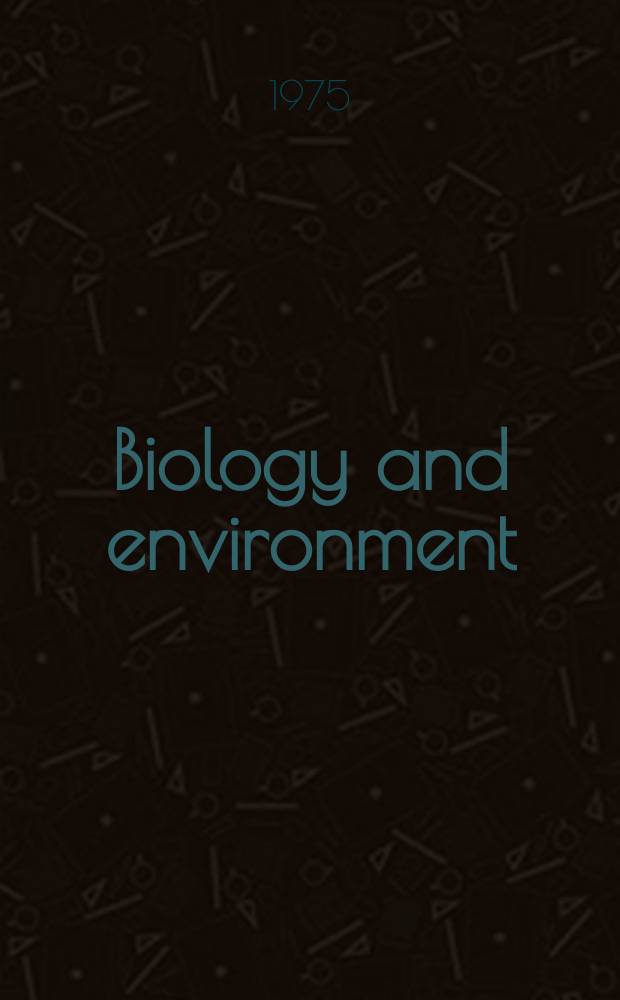 Biology and environment : Proc. of the Roy. Ir. acad. Vol.75, №7 : Deep-seated igneous intrusions in Co. Kerry