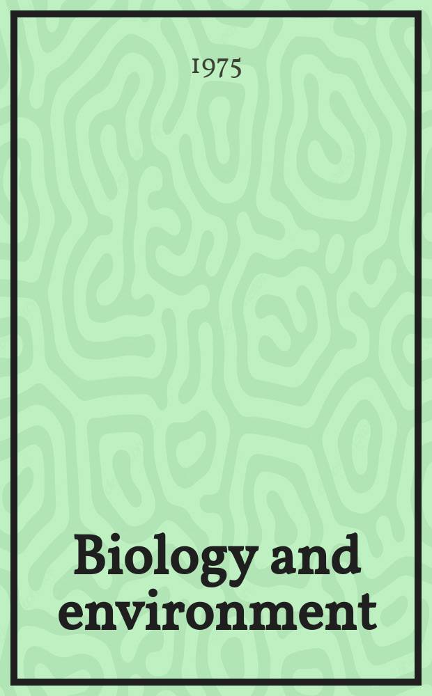 Biology and environment : Proc. of the Roy. Ir. acad. Vol.75, №29 : Studies on the synthesis of disaccharides