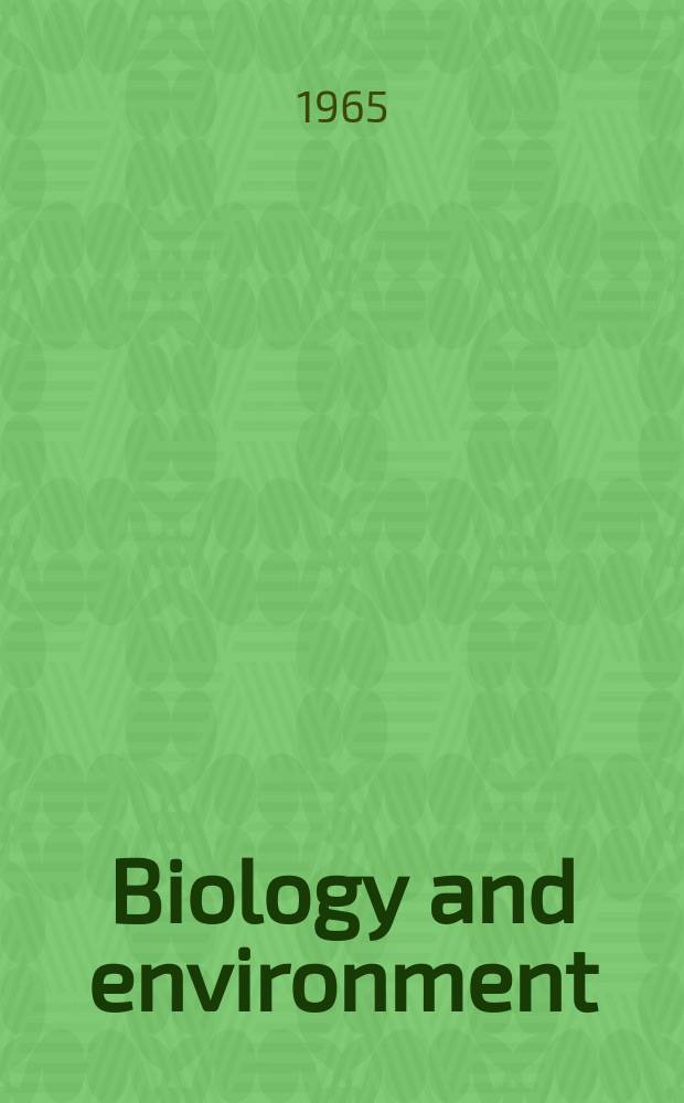 Biology and environment : Proc. of the Roy. Ir. acad. Vol.64, №11 : The Old Red Sandstone of Slieve Mish, Co. Kerry