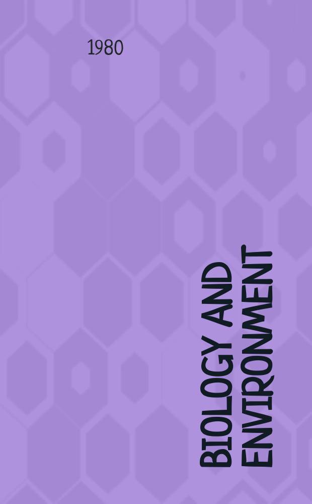 Biology and environment : Proc. of the Roy. Ir. acad. Vol.80, №7/8 : Three-heteraglutaraldehydes