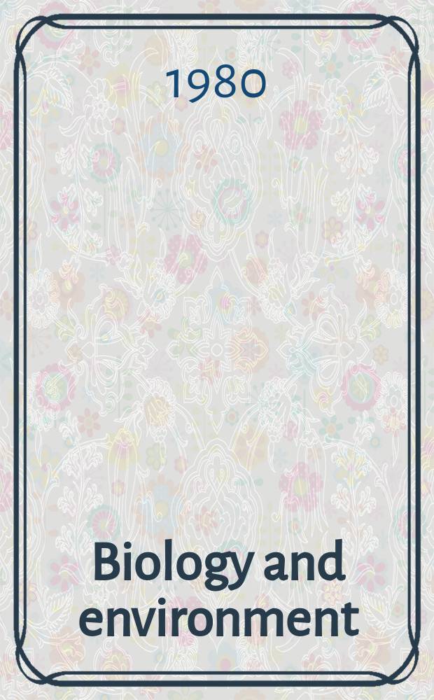 Biology and environment : Proc. of the Roy. Ir. acad. Vol.80, №17 : Catalogue of Irish Fungi