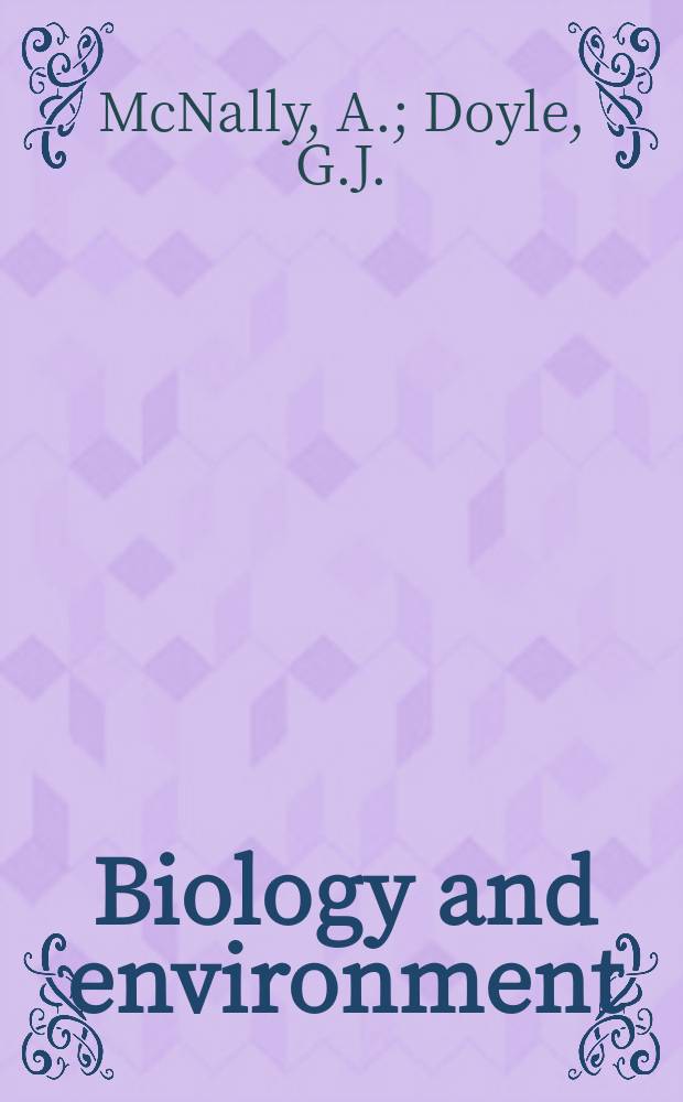 Biology and environment : Proc. of the Roy. Ir. acad. Vol.84, №6/7 : A study of subfossil pine layers ...