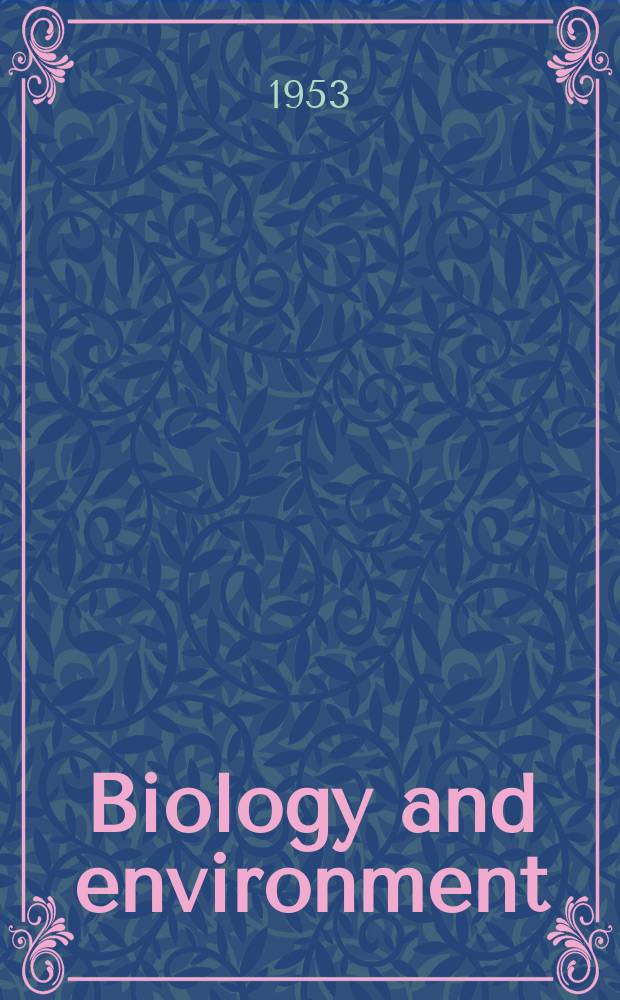 Biology and environment : Proc. of the Roy. Ir. acad. Vol.55, №7 : The application of the Barry degradation to snail galactogen