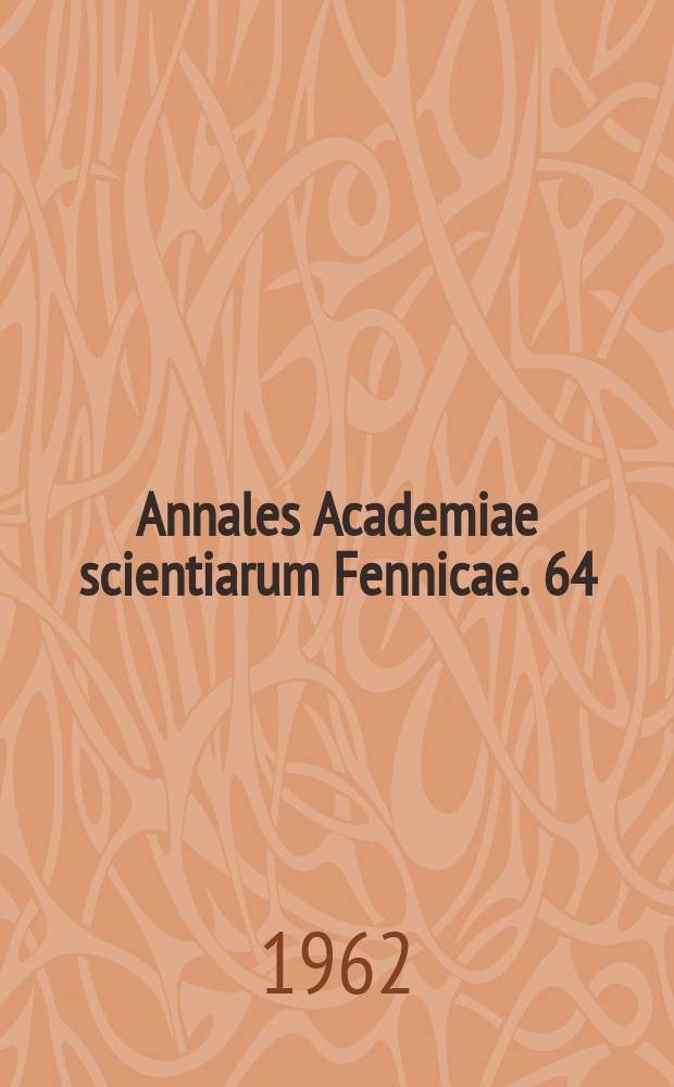 Annales Academiae scientiarum Fennicae. 64 : Development of the amphibian adrenal cortex