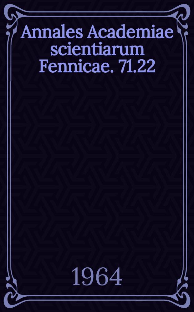 Annales Academiae scientiarum Fennicae. 71.22 : The effect of some autonomic drugs on Citellus tridecemlineatus during the hibernating cycle