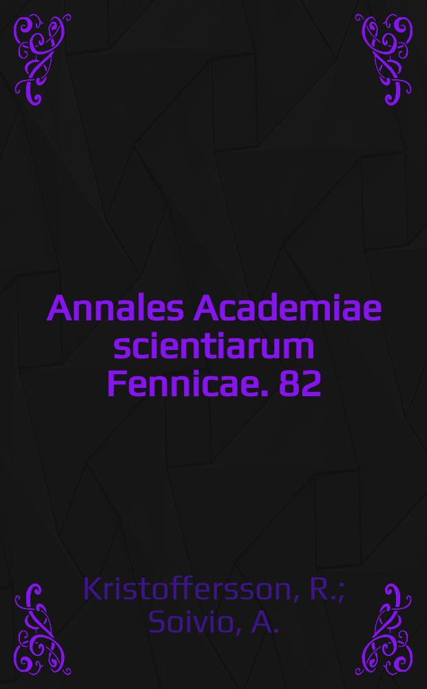 Annales Academiae scientiarum Fennicae. 82 : Hibernation in the hedgehog (Erinaceus europaeus L.)