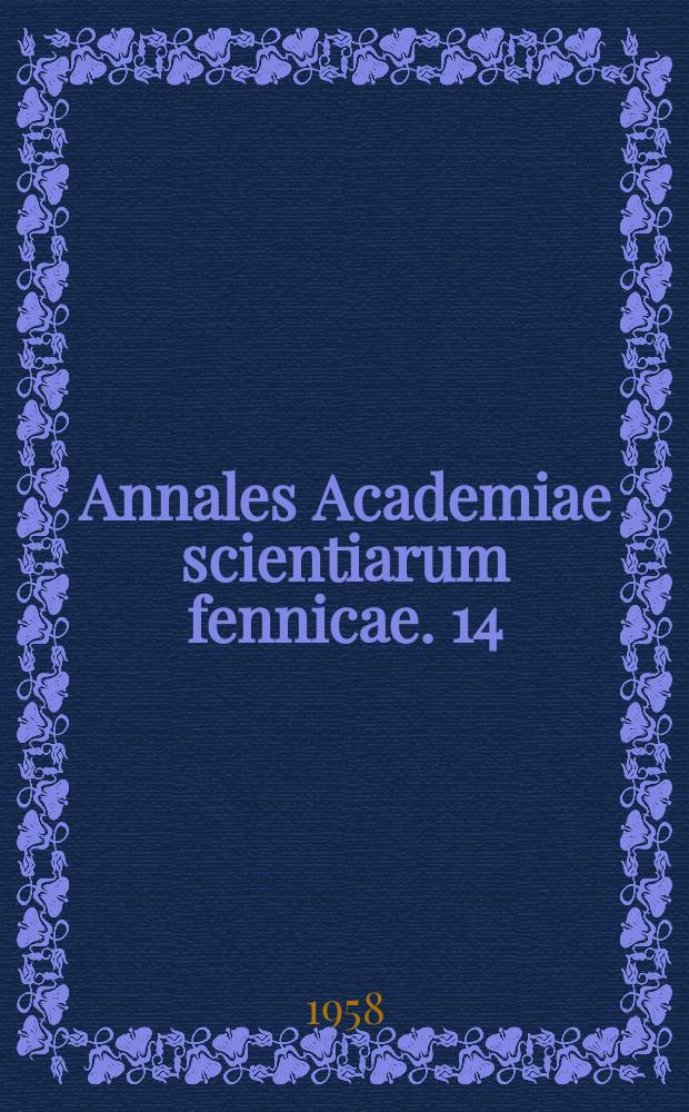 Annales Academiae scientiarum fennicae. 14 : An analogue device for determination of buckling
