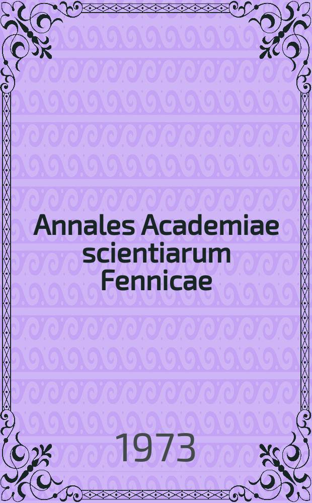 Annales Academiae scientiarum Fennicae : Nutritional evaluation ...