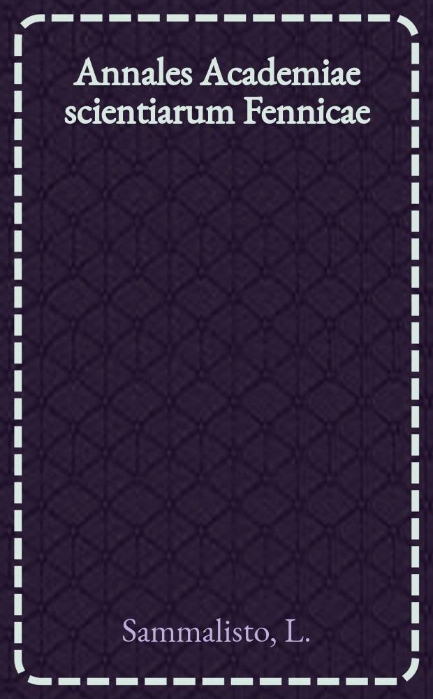 Annales Academiae scientiarum Fennicae : Gene flow between the yellow-headed and grey-headed populations of the yellow wagtail (Motacilla flawa - M. lutea) complex