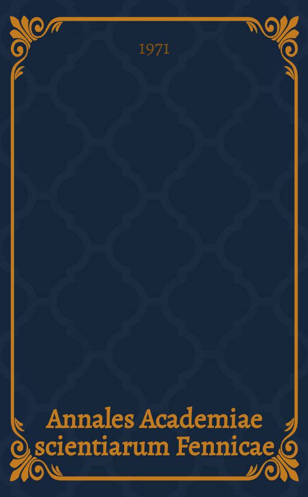 Annales Academiae scientiarum Fennicae : Seasonal differences in habitats of the Norwegian lemming, Lemmus lemmus (L.), in 1959 and 1960 at Kilpisjärvi, Finnish Lapland