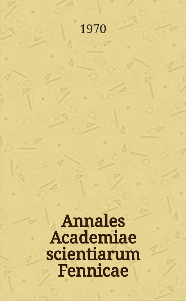 Annales Academiae scientiarum Fennicae : Colour variation and sex identification in the rock ptarmigan (Lagopus mutus) in Finland