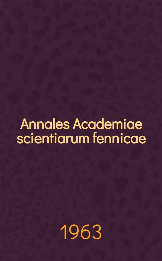 Annales Academiae scientiarum fennicae : Occupation number representation in classical statistical mechanics