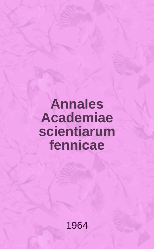 Annales Academiae scientiarum fennicae : Second order correction of the quadrupole splitting in the nuclear magnetic resonance of Na&sup2;&sup3; in NaClO₃