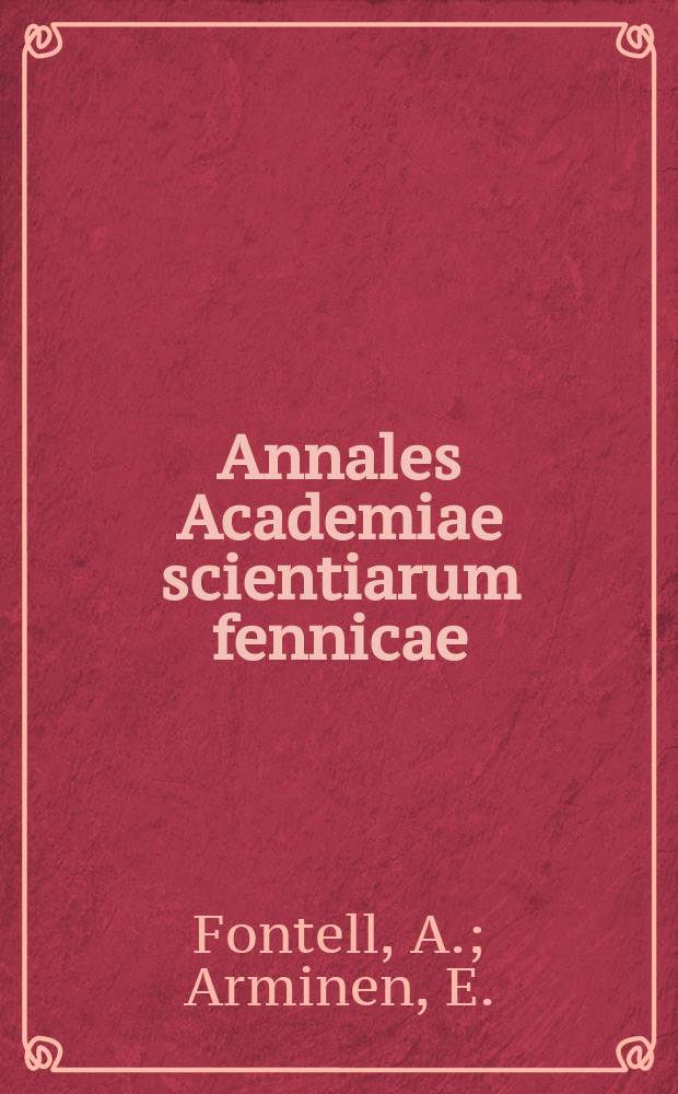 Annales Academiae scientiarum fennicae : On the direct collection of retarded ion beams in an electromagnetic isotope separator