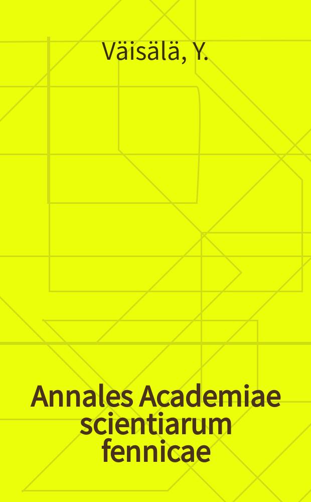 Annales Academiae scientiarum fennicae : Recherches portant sur des mètres à bouts