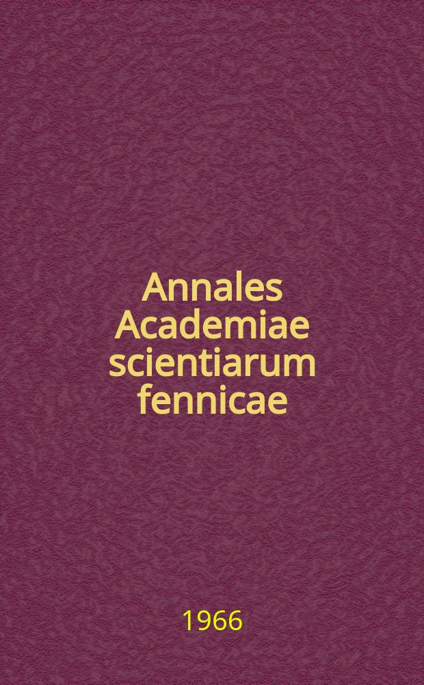 Annales Academiae scientiarum fennicae : Investigations of the photoconductivity in hexagonal selenium single crystals
