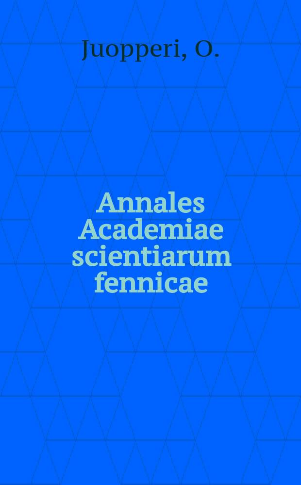 Annales Academiae scientiarum fennicae : The effect of deuteration on the transition ...