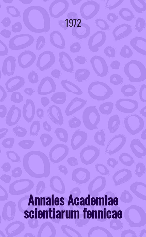 Annales Academiae scientiarum fennicae : Spin-lattice relaxation of nuclear dipolar energy ...