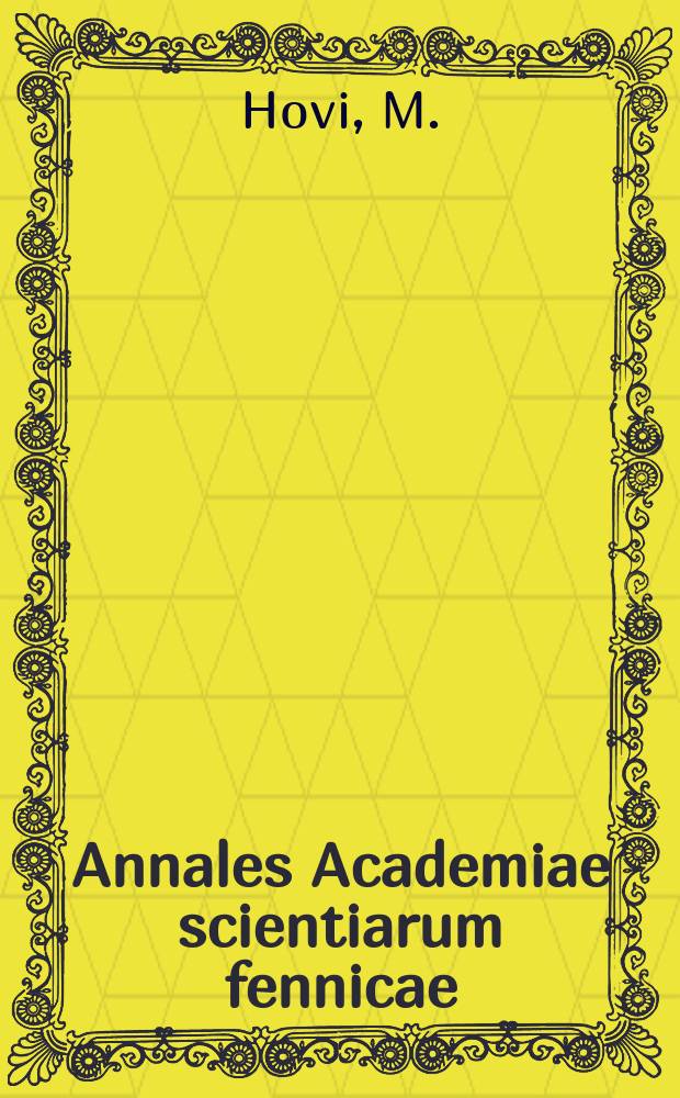 Annales Academiae scientiarum fennicae : Heat of formation and the critical solid solution temperature of RbBr-RbI mixed crystals