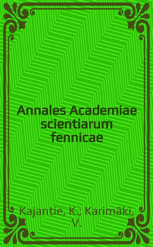 Annales Academiae scientiarum fennicae : Volume of longitudinal phase space