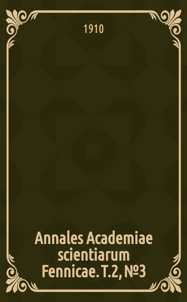 Annales Academiae scientiarum Fennicae. T.2, №3 : Sixte-Quint et la candidature de Sigismond de Suède an trône de Pologne en 1587