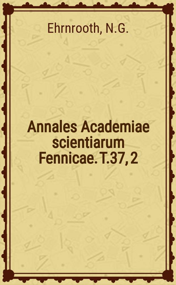 Annales Academiae scientiarum Fennicae. T.37, 2 : Zwei mitteleuropäische Eisenbahnsysteme in der Weltwirtschaftskrise