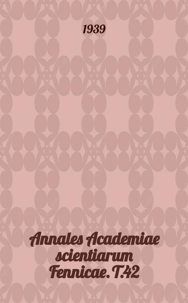 Annales Academiae scientiarum Fennicae. T.42 : Die Kurenfrage