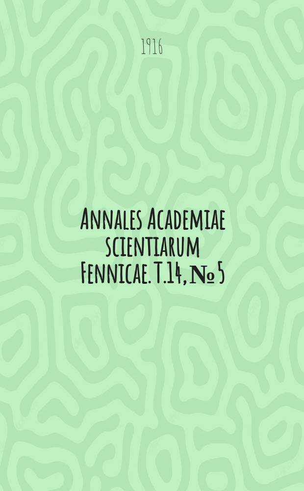Annales Academiae scientiarum Fennicae. T.14, №5 : Deuterojesaja (Jes.40-55) metrisch Untersucht