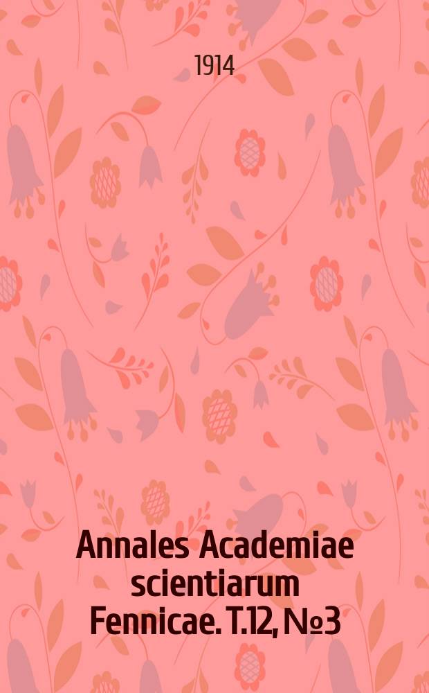 Annales Academiae scientiarum Fennicae. T.12, №3 : Lactantii Placidi de dei nomine narratio