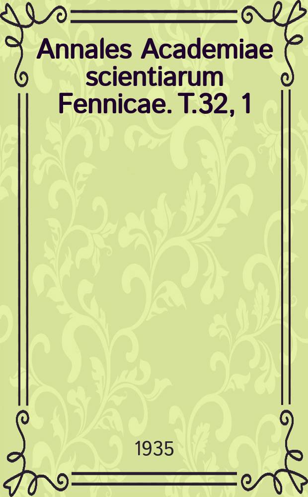 Annales Academiae scientiarum Fennicae. T.32, 1 : La métathèse de I’R dans les idiomes romans