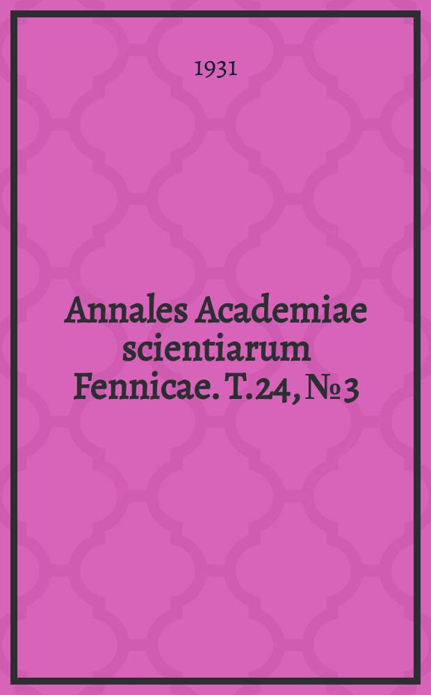 Annales Academiae scientiarum Fennicae. T.24, №3 : De causis quae in Ciceronis epistulis agentis usui faveant