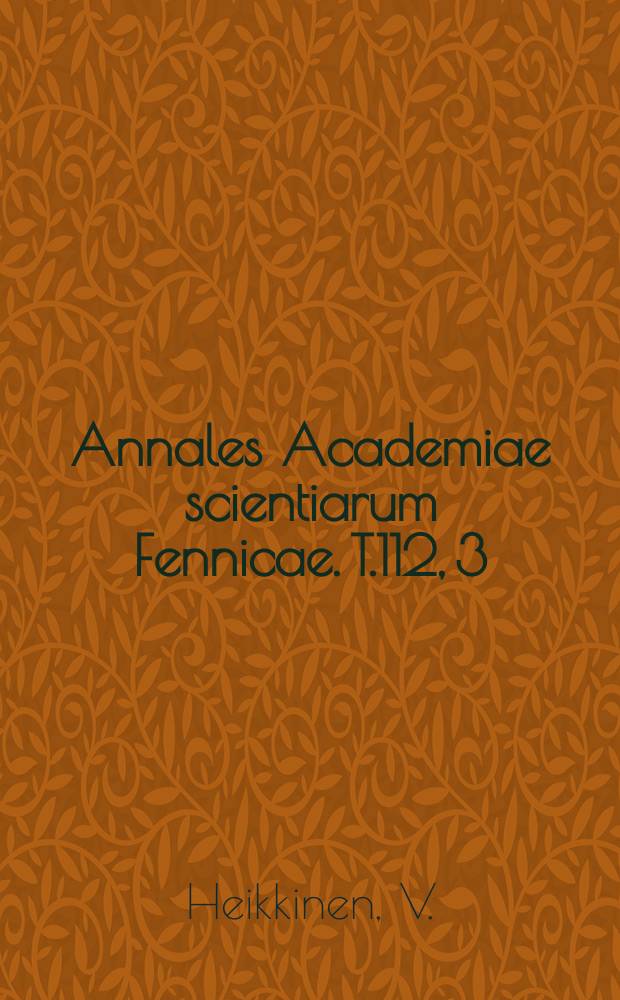 Annales Academiae scientiarum Fennicae. T.112, 3 : Comments on the development of teachers-in-training