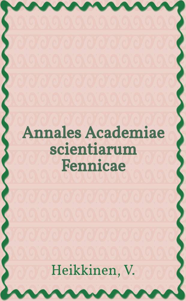 Annales Academiae scientiarum Fennicae : Educational attitudes of teachers under training and in the first in-service years