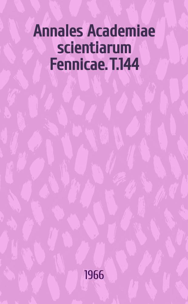 Annales Academiae scientiarum Fennicae. T.144 : Die Hausgeräte der alten Mesopotamier