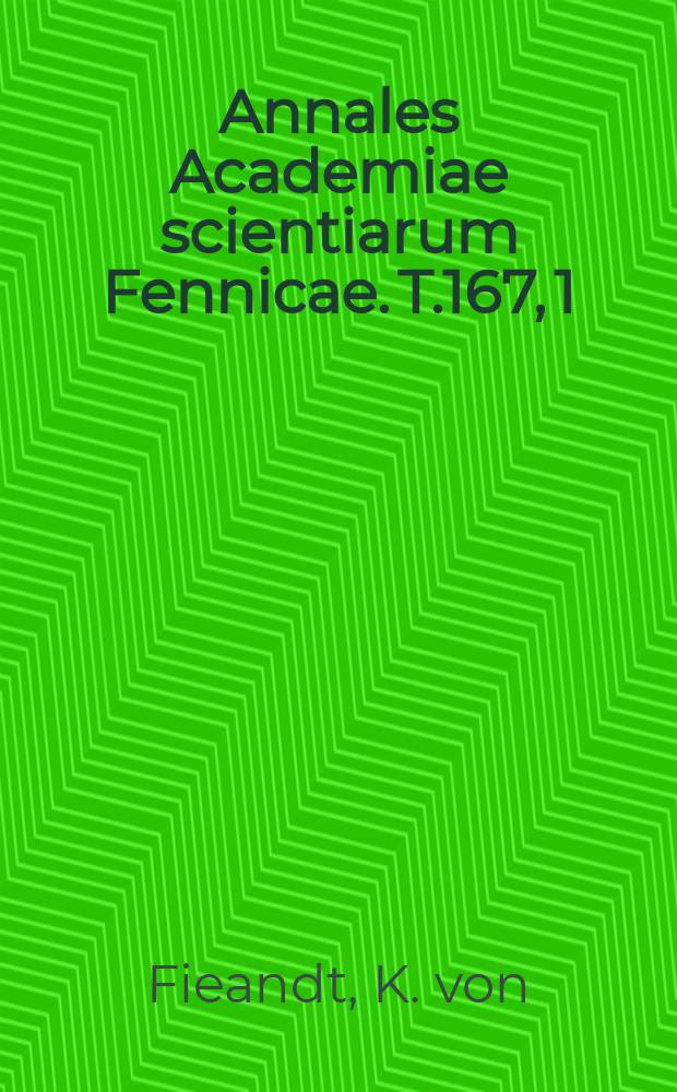 Annales Academiae scientiarum Fennicae. T.167, 1 : New studies on perimetric thresholds of pigment colours
