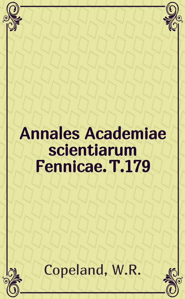 Annales Academiae scientiarum Fennicae. T.179 : The uneasy alliance
