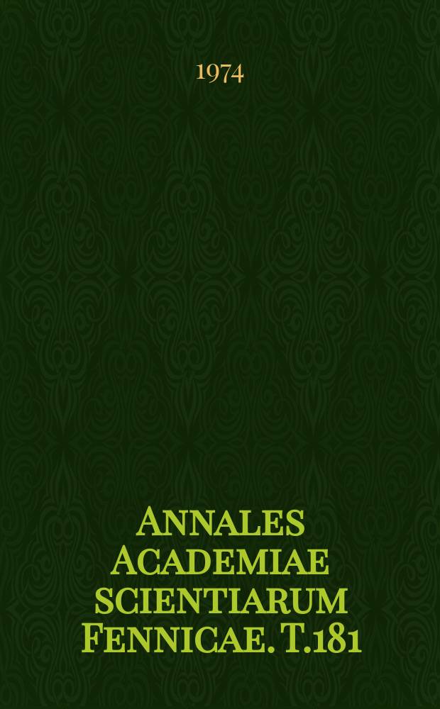Annales Academiae scientiarum Fennicae. T.181 : Hippolytus Romanus, Epiphanius Cypriensis ...