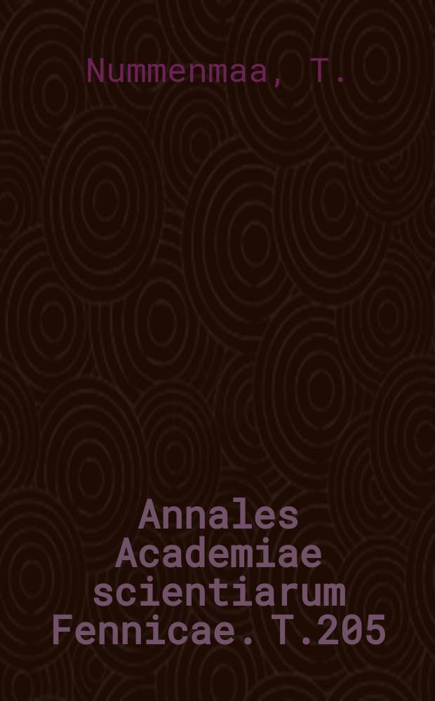 Annales Academiae scientiarum Fennicae. T.205 : Development of sequential ...