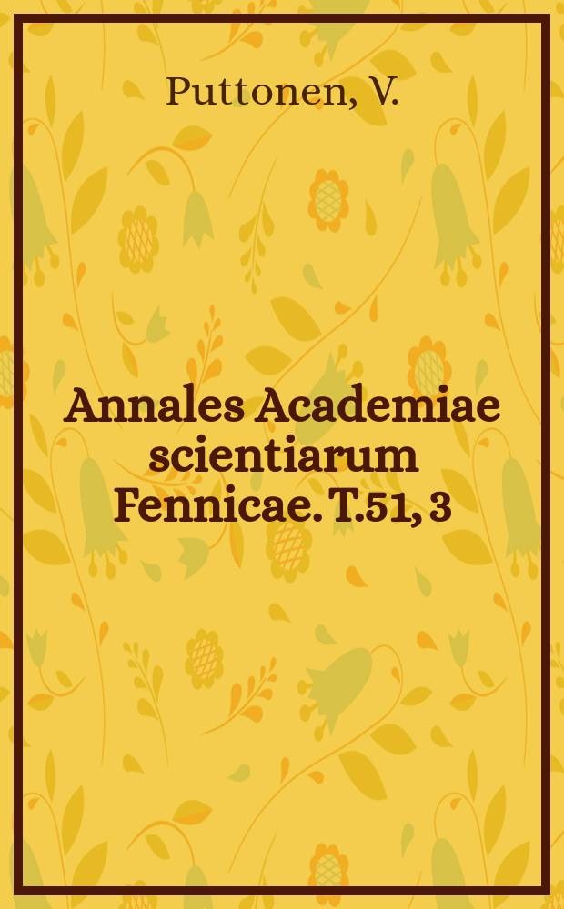 Annales Academiae scientiarum Fennicae. T.51, 3 : Études sur Martial ď Auvergne
