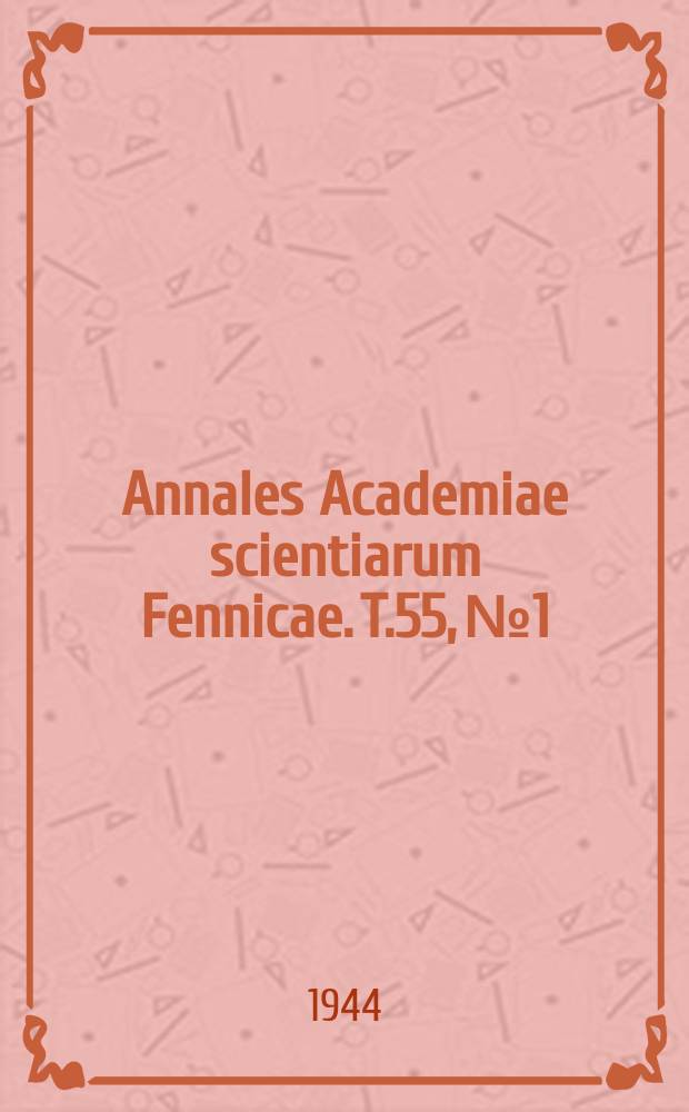 Annales Academiae scientiarum Fennicae. T.55, №1 : Leo Tolstoi und Martin Luther als Ausleger der Bergpredigt