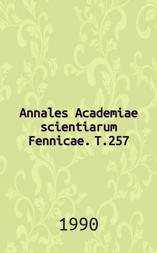 Annales Academiae scientiarum Fennicae. T.257 : The United Nations