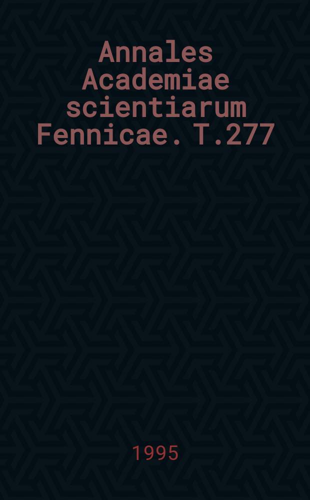 Annales Academiae scientiarum Fennicae. T.277 : The politics of caring and the welfare state