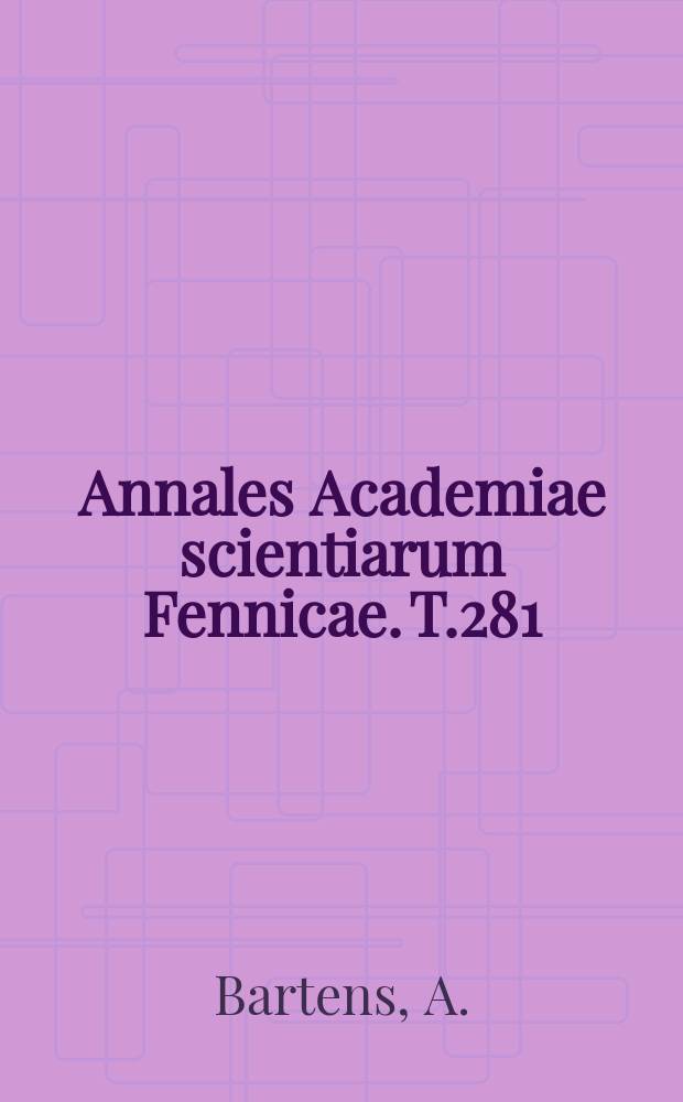 Annales Academiae scientiarum Fennicae. T.281 : Der kreolische Raum