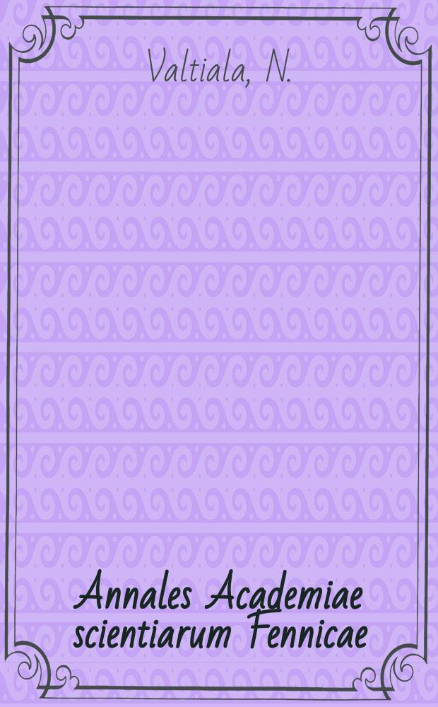 Annales Academiae scientiarum Fennicae : James Fenimore Cooper’s landscapes in the ...