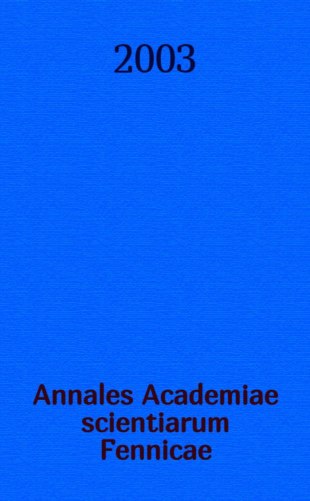 Annales Academiae scientiarum Fennicae : The Finnish guard in the Balkans