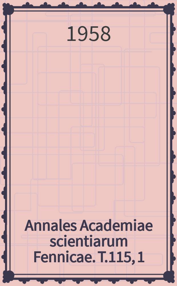 Annales Academiae scientiarum Fennicae. T.115, 1 : The structural tendencies of languages