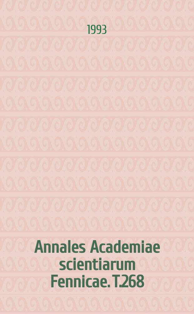 Annales Academiae scientiarum Fennicae. T.268 : Crestomatia iberorrománica