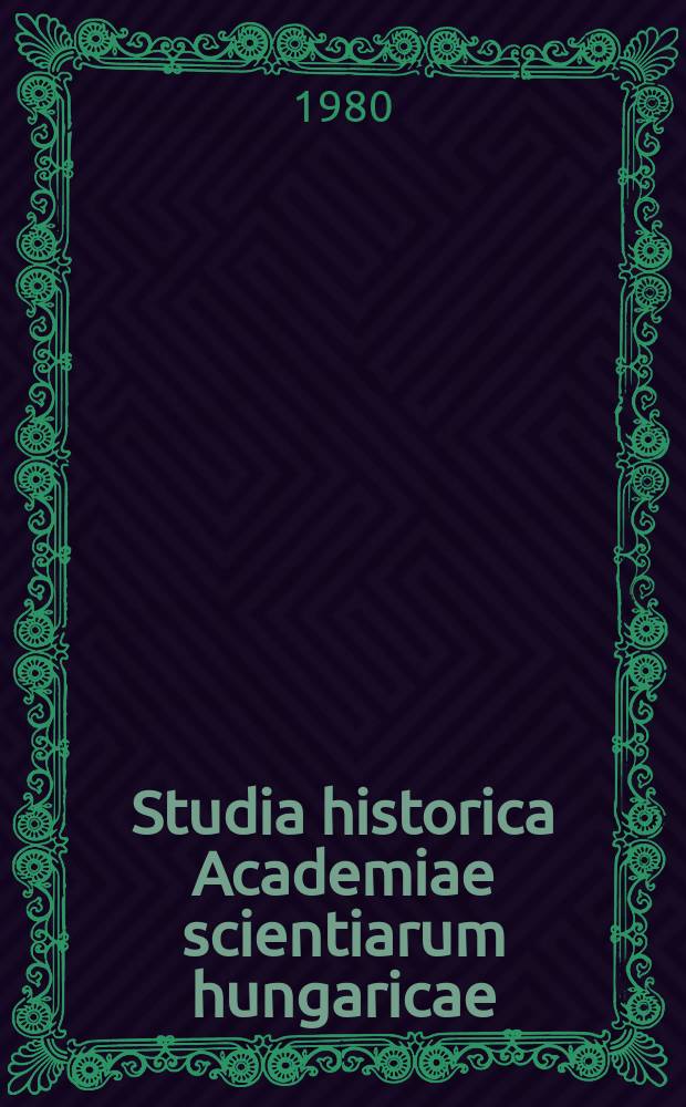 Studia historica Academiae scientiarum hungaricae : Влияние социальных энциклик ...